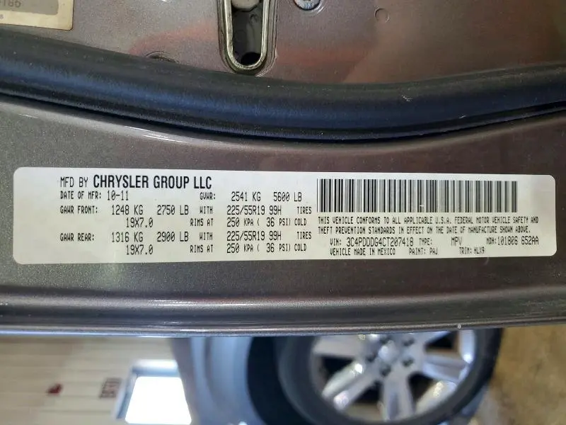 2012 DODGE JOURNEY CREW  