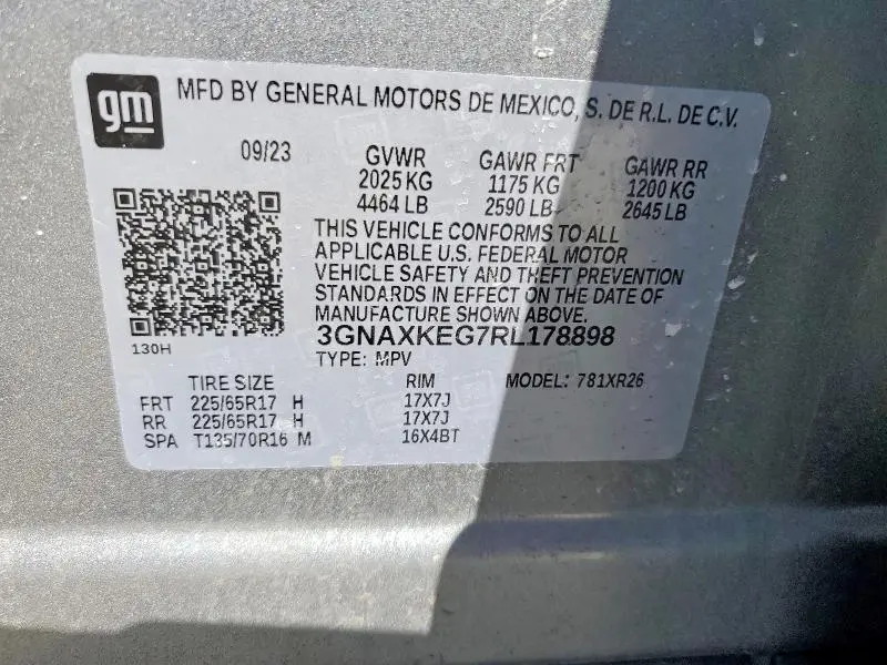2024 CHEVROLET EQUINOX LT  