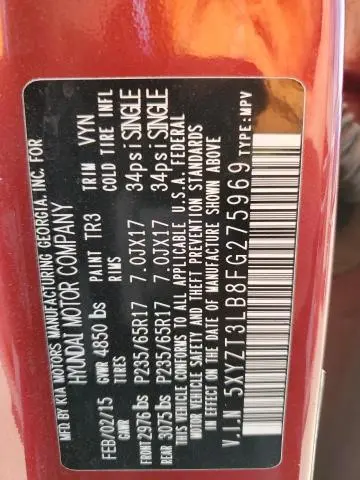 2015 HYUNDAI SANTA FE SPORT   