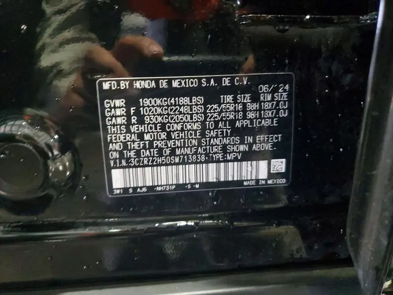 2025 HONDA HR-V SPORT  