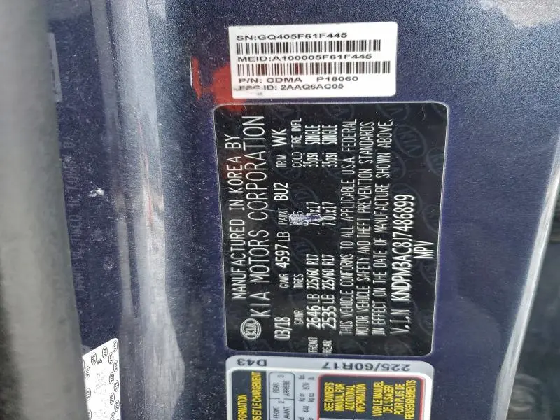 2018 KIA SPORTAGE LX  