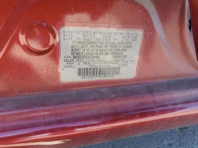 2017 NISSAN VERSA NOTE S  