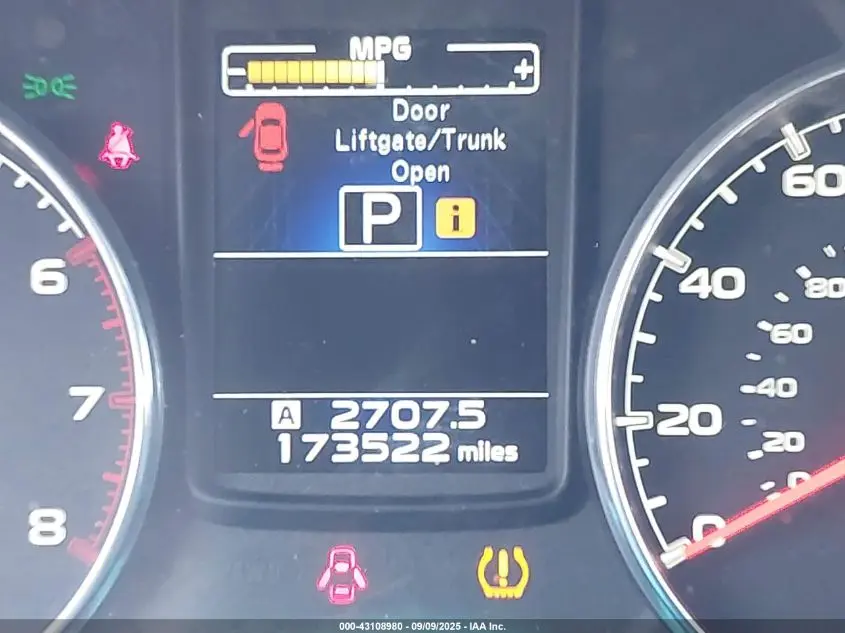 2014 SUBARU LEGACY 2.5I LIMITED