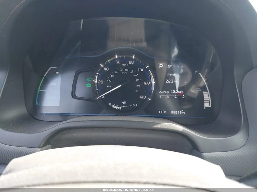 2018 HYUNDAI IONIQ HYBRID BLUE