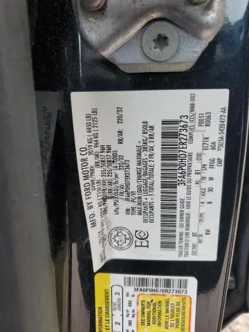 2014 FORD FUSION SE  