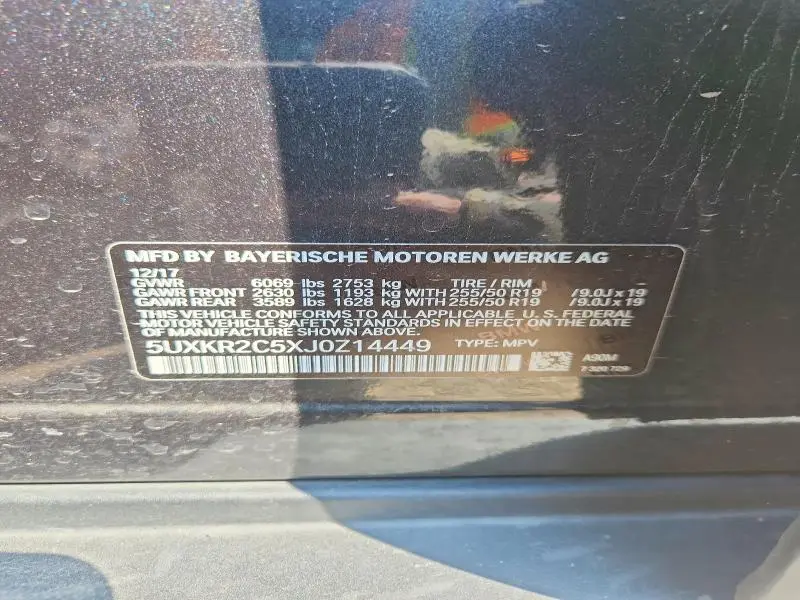 2018 BMW X5 SDRIVE35I  