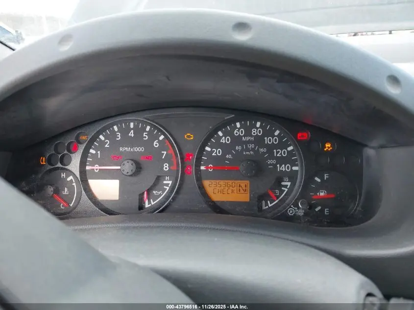 2012 NISSAN FRONTIER SV