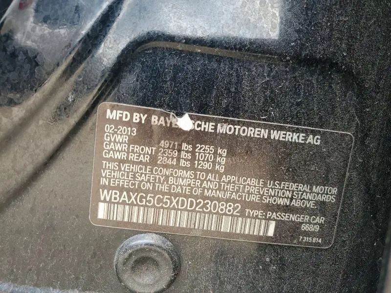 2013 BMW 528 I  