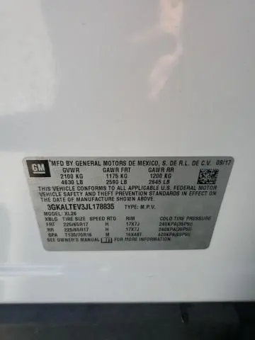 2018 GMC TERRAIN SLE  