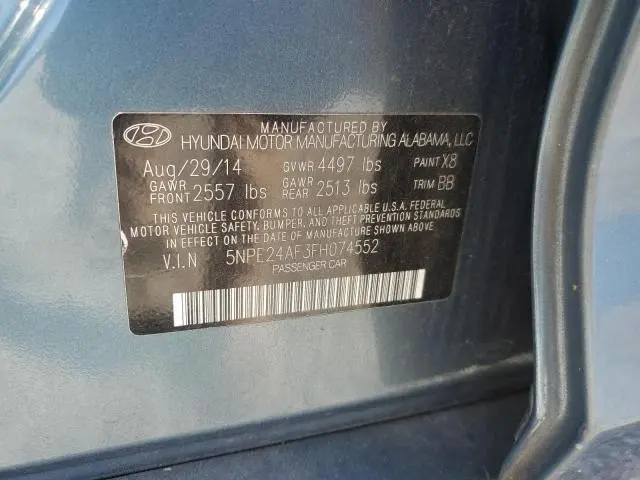 2015 HYUNDAI SONATA SE  