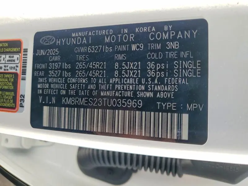 2026 HYUNDAI PALISADE CALLIGRAPHY  