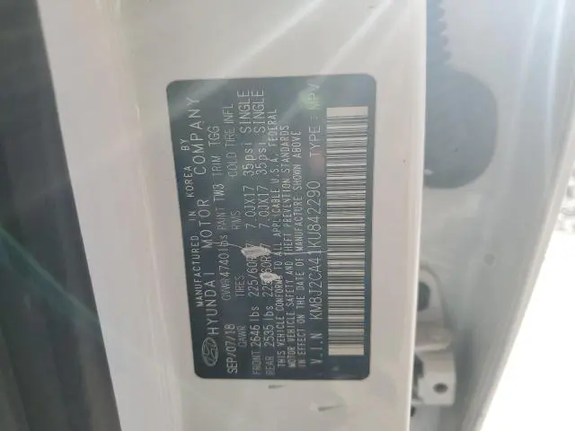 2019 HYUNDAI TUCSON SE  