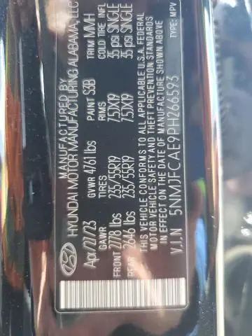 2023 HYUNDAI TUCSON SEL  