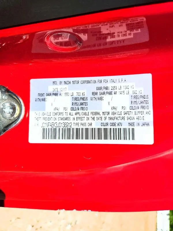 2018 FIAT 124 SPIDER CLASSICA  