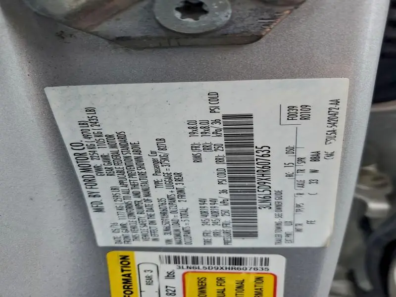 2017 LINCOLN MKZ SELECT  