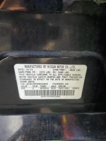 2015 INFINITI Q50 BASE  