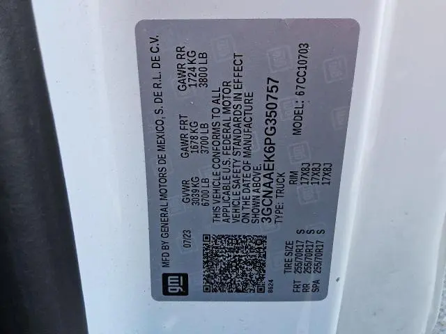 2023 CHEVROLET SILVERADO C1500  