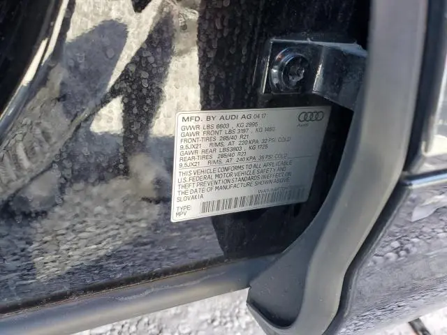 2017 AUDI Q7 PRESTIGE  