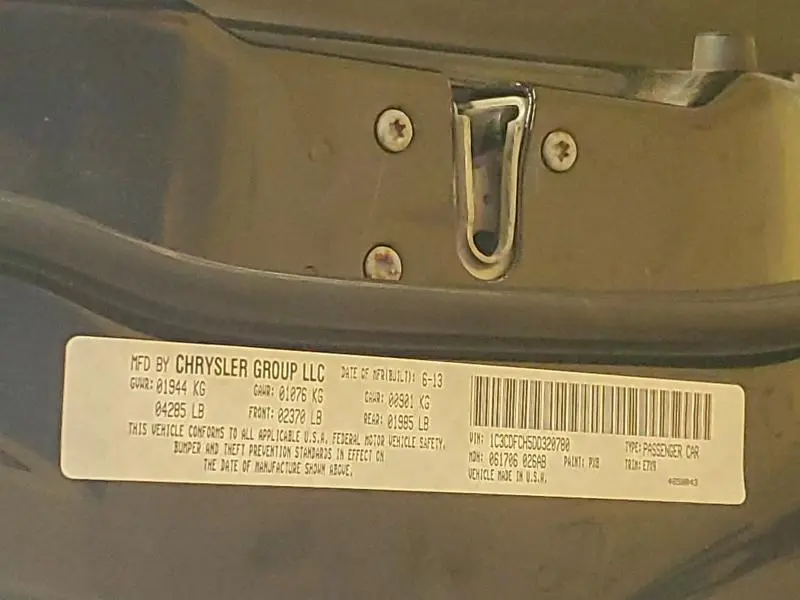 2013 DODGE DART LIMITED  