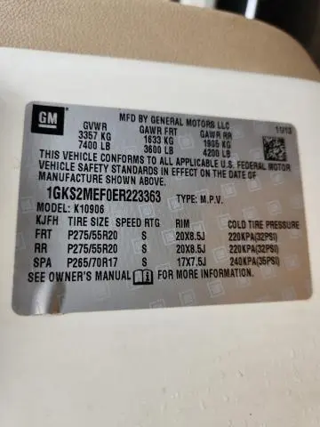 2014 GMC YUKON XL DENALI  