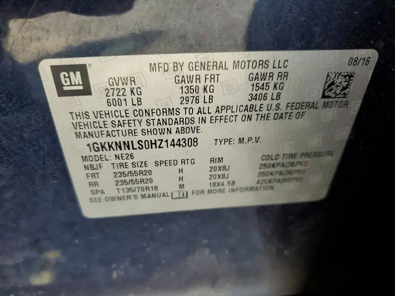2017 GMC ACADIA SLT-2  