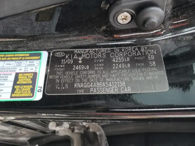 2010 KIA OPTIMA LX