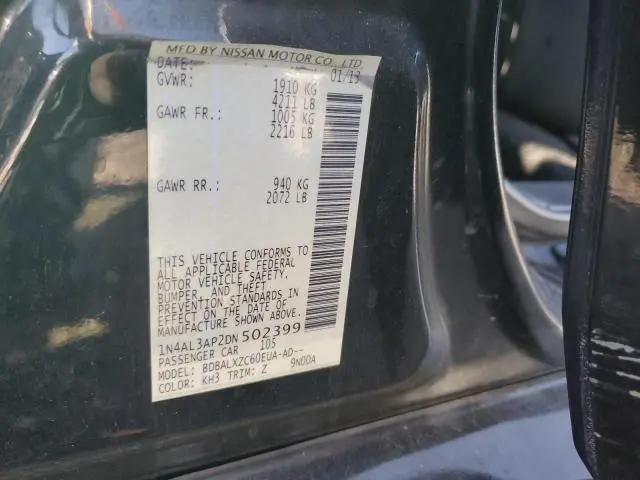 2013 NISSAN ALTIMA 2.5  