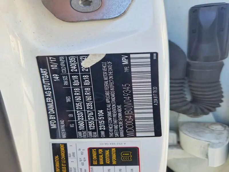 2018 MERCEDES-BENZ GLC 300  