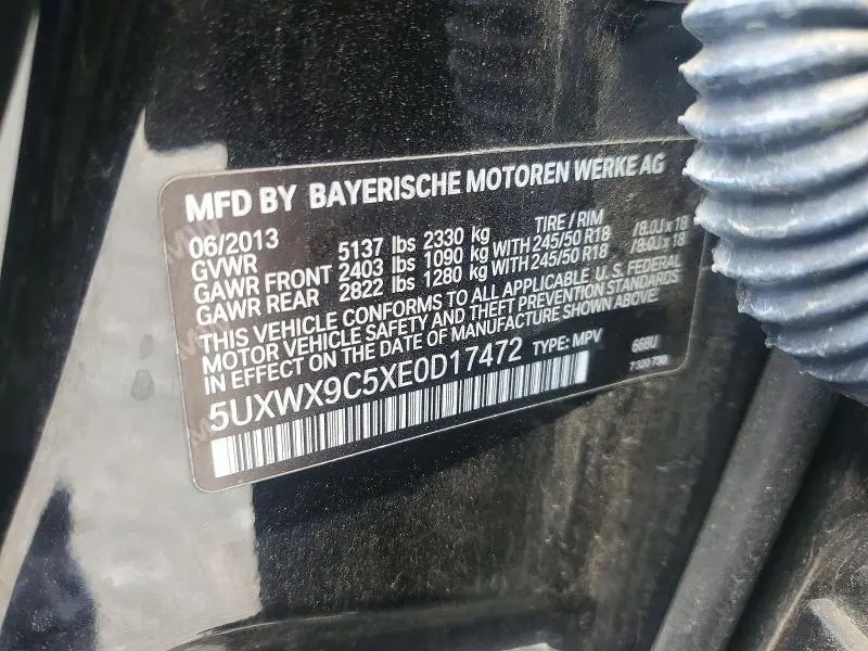 2014 BMW X3 XDRIVE28I  