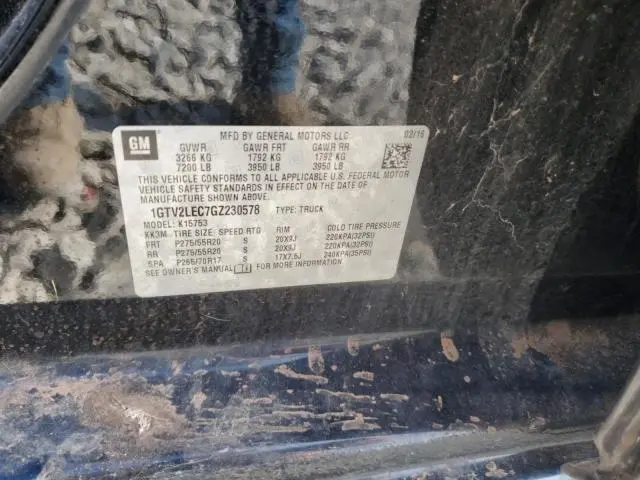 2016 GMC SIERRA K1500  