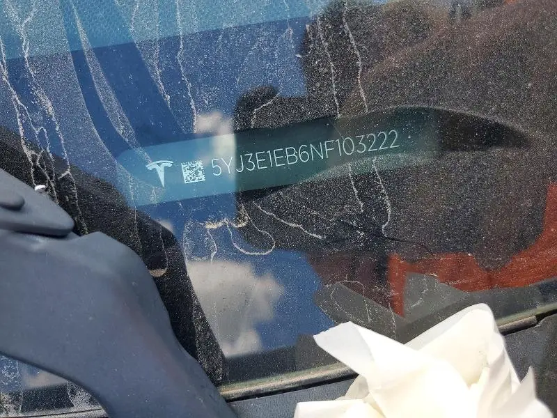 2022 TESLA MODEL 3   
