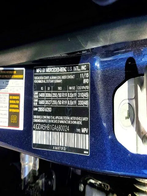 2016 MERCEDES-BENZ GLE 350 4MATIC  