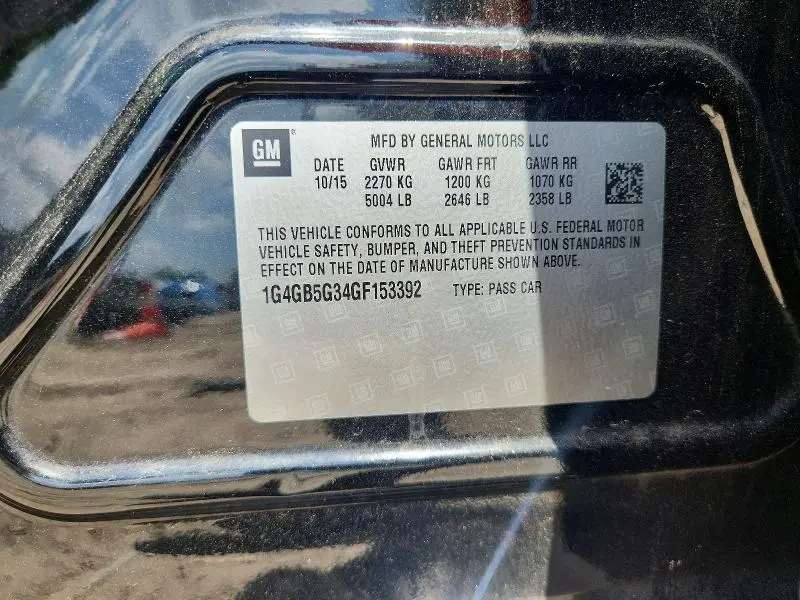 2016 BUICK LACROSSE   