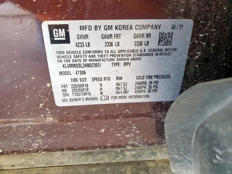 2022 BUICK ENCORE GX SELECT  