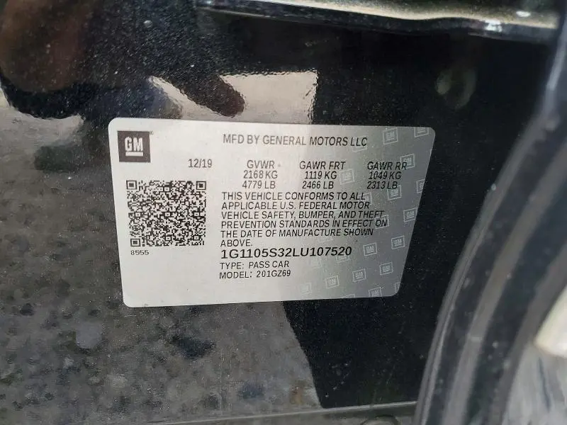2020 CHEVROLET IMPALA   