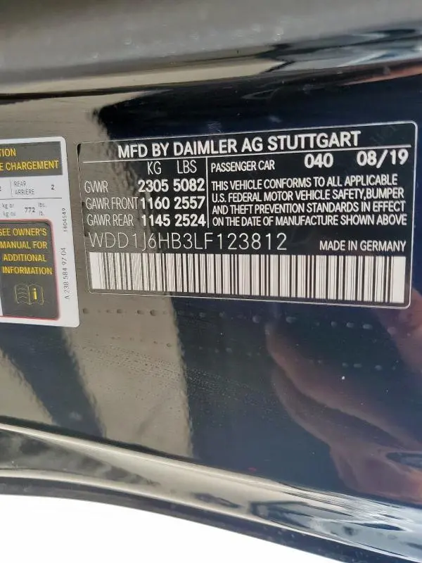 2020 MERCEDES-BENZ E 450  