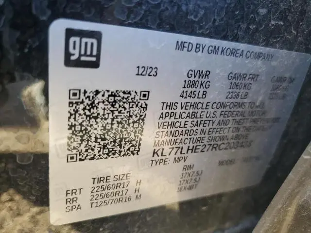 2024 CHEVROLET TRAX 1LT  