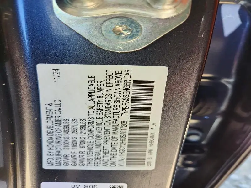 2025 HONDA ACCORD HYBRID EXL  