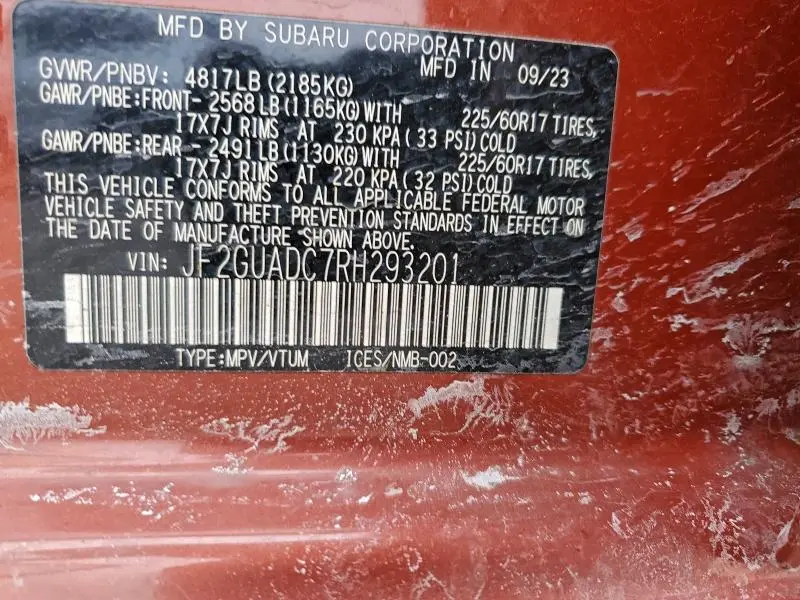 2024 SUBARU CROSSTREK PREMIUM  