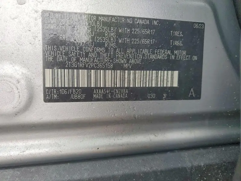 2023 TOYOTA RAV4 LE  