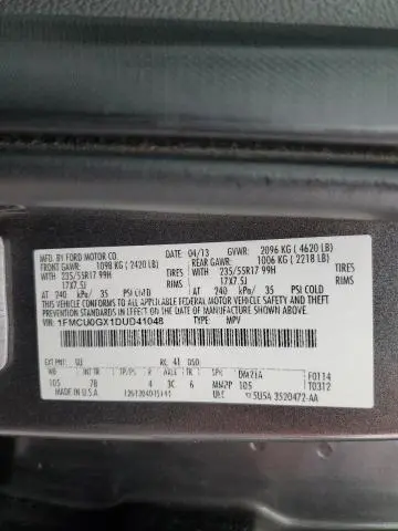 2013 FORD ESCAPE SE  