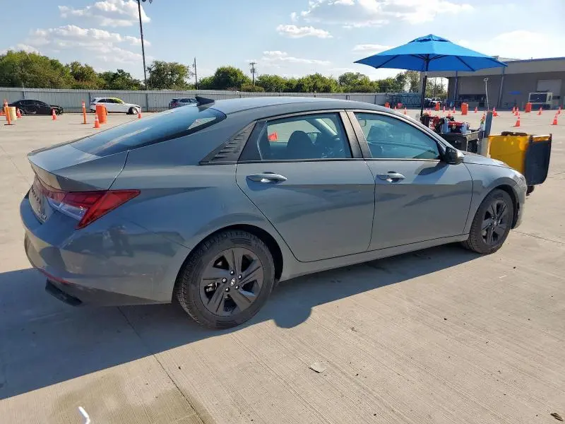 2021 HYUNDAI ELANTRA BLUE  