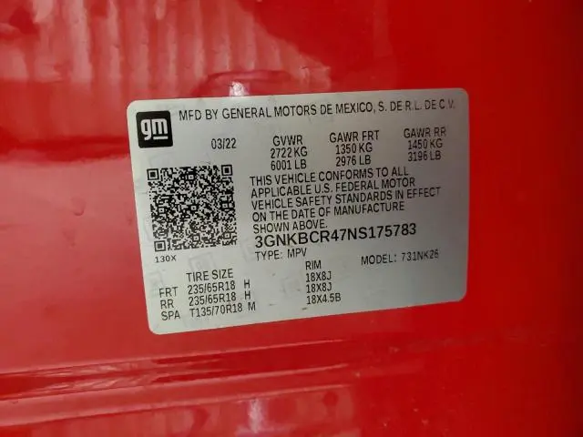 2022 CHEVROLET BLAZER 2LT  