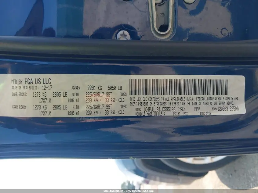2018 JEEP CHEROKEE LATITUDE PLUS FWD