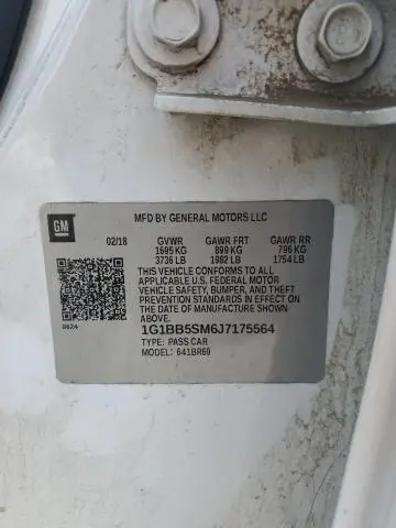 2018 CHEVROLET CRUZE LS