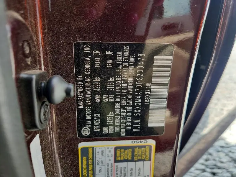 2013 KIA OPTIMA LX  