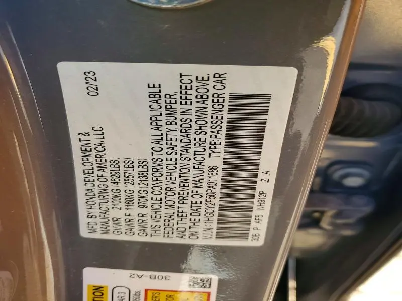 2023 HONDA ACCORD HYBRID SPORT  