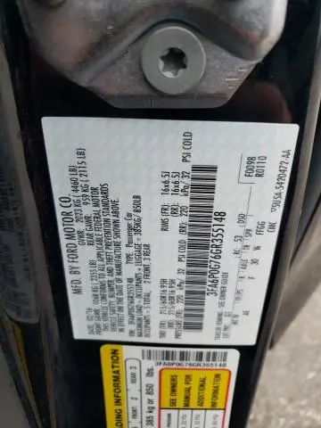 2016 FORD FUSION S  