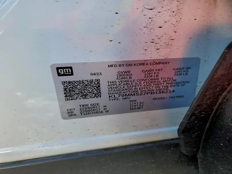 2023 CHEVROLET TRAILBLAZER LS  