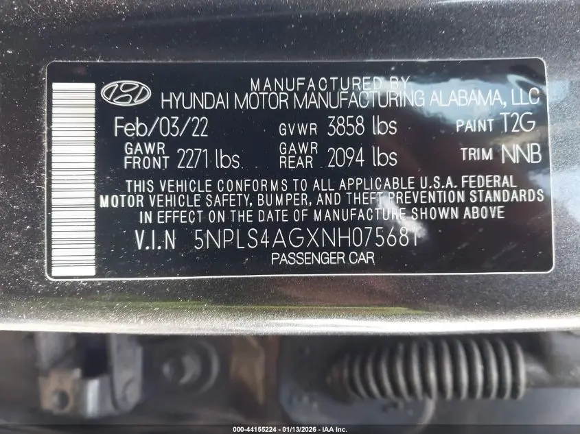 2022 HYUNDAI ELANTRA SEL